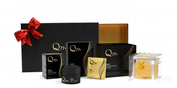 DESCUBRE EL PACK PROMOCIONAL NAVIDEÑO CON LOS PRODUCTOS DE LA LÍNEA ORO DE Q77+